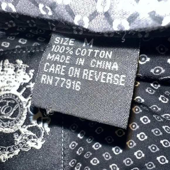 English Laundry Geometric Button-Down Shirt Medium - Picture 6 of 11